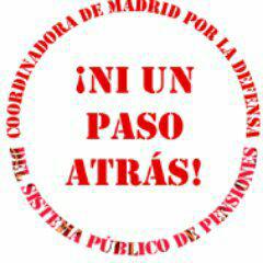 Coordinadora de Madrid por la Defensa del Sístema Público de Pensiones